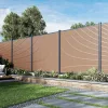 Rojaplast MODERN WPC kerítéspanel 180×180 cm végzárókkal – teak, vízszintes vagy függőleges kialakítás