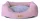 Petsy Connie kutya, macska poliészter fekhely - pink-szürke - 55 cm 