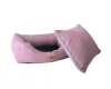 Petsy Connie kutya, macska poliészter fekhely - pink-szürke - 55 cm 