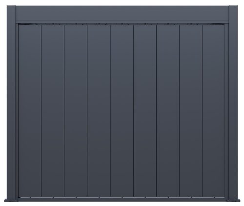 Rojaplast VERTICAL 3 m dönthető árnyékoló fal bioklimatikus pergolához – antracit (RAL 7016)