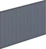 Rojaplast VERTICAL 4 m dönthető árnyékoló fal bioklimatikus pergolához – antracit (RAL 7016)