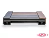 Rojaplast WPC padlóburkolat / teraszburkolat – barna, 2,1 × 14 × 300 cm