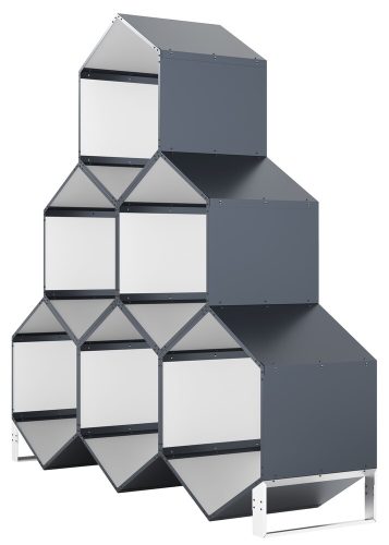 Rojaplast hatszögletű fém fatároló 