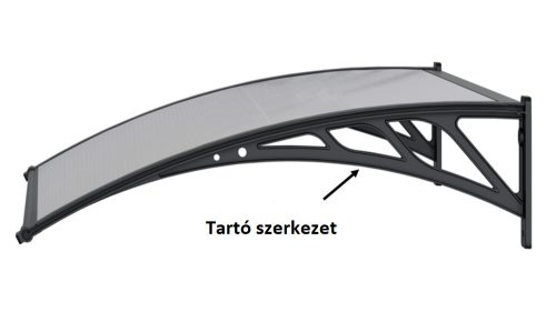 PÓTTARTÓ SZERKEZET - Rojaplast bejárati előtetőhöz - CICI2, CICI3, CICI5-höz 