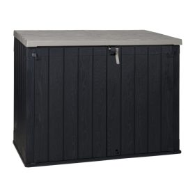   Toomax Stora way plus 2XL grafit 2270 literes műanyag beltéri-kültéri szekrény - grafit/világos szürke