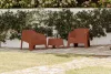 Toomax Petra műanyag asztal + tároló - terracotta