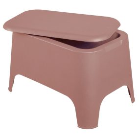 Toomax Petra műanyag asztal + tároló - rózsaszín