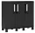 Toomax Garage midi trio low black beltéri szekrény - fekete