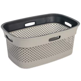 Dea home Woolly szennyeskosár 45 L - szürke/antracit