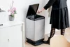 Dea home Tokyo műanyag beltéri pedálos szemetes 80 L