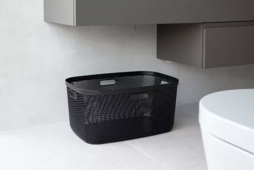 Dea home My Mesh szennyeskosár 45 L - antracit