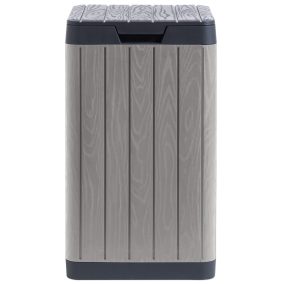  Toomax Rio Garden műanyag kerti tároló 80 L - világosszürke/grafit