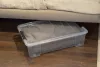 Dea Home Jolly ágy alatti tárolódoboz fedéllel 25 literes - átlátszó