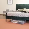 Dea Home Jolly ágy alatti tárolódoboz fedéllel 35 literes - átlátszó
