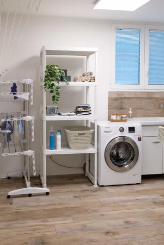 DEA home Wash & Store műanyag polcrendszer mosógépekhez - 4 polc