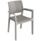Toomax Alba műanyag kerti szék - tópszínű/szürke