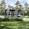 Rojaplast ECO 6×3 m pergola függöny- és szúnyogháló szett – komplett oldalfal készlet