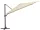 Kettler EASY TURN napernyő 300×300 cm – 360° forgatható, konzolos, UV 50+, bézs