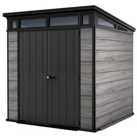   Keter PENT SIGNATURE 7×7 kerti fészer – DECOCOAT, 4,7 m², Storm Grey