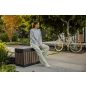   Keter KENTWOOD kerti tároló box – 190 L, ülhető párnatartó, walnut
