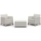 Keter SCANDI FORMA BALCONY kerti bútor szett – 2 fotel + tárolós asztal, Pebble grey / Soft beige