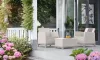 Keter SCANDI FORMA BALCONY kerti bútor szett – 2 fotel + tárolós asztal, Pebble grey / Soft beige