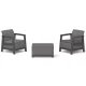 Keter SCANDI LINEA BALCONY kerti bútor szett – Mountain Grey / Grafit