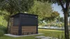 Keter DECO BAR DUO kerti bár és tároló – DECOCOAT, walnut, 2 az 1-ben