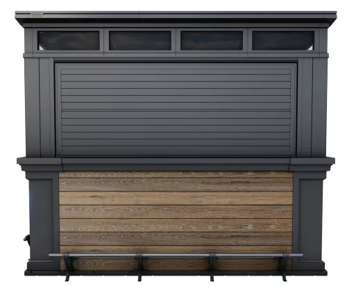 Keter DECO BAR DUO kerti bár és tároló – DECOCOAT, walnut, 2 az 1-ben